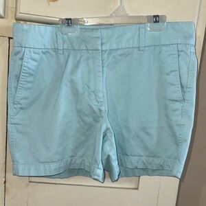 Vineyard Vines Blue Bermuda Shorts Flat-Front Chino Style